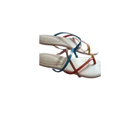 Nine West Women's Size 8.5 Strappy Slip On Sandals - Picture 3 of 5